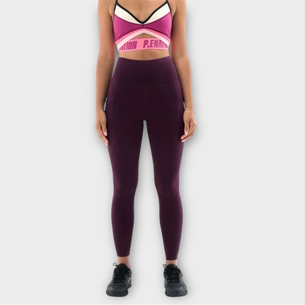 P.E Nation‎ Recalibrate 7/8 Pocket Legging in Potent Purple Women’s Size S
